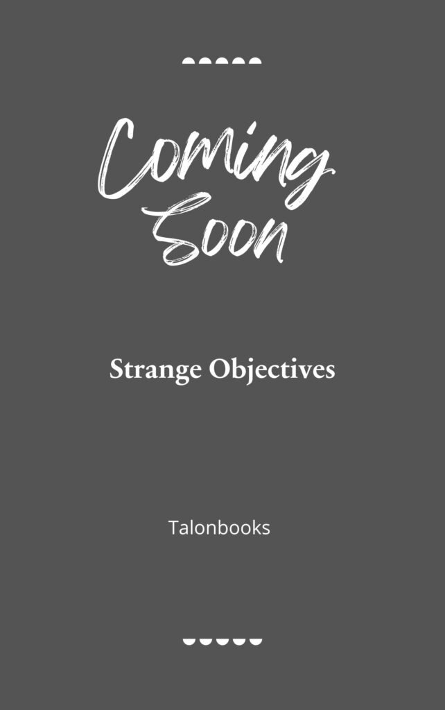 Temporary cover for Strange Objectives